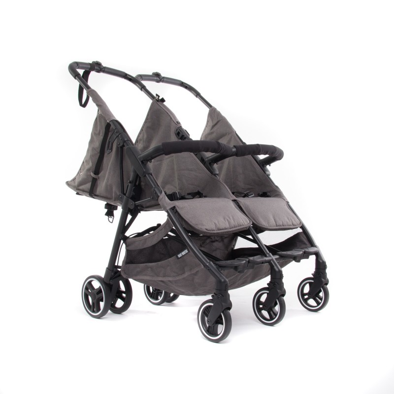 Twin Stroller + Canopies Kuki Twin - Baby Monsters