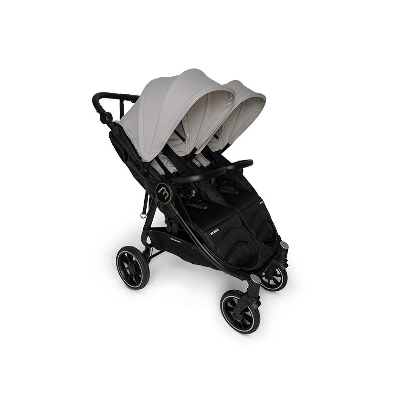 Easy Twin 4 Twin Cart Black Edition + Canopies Easy Twin 4 - Baby Monsters