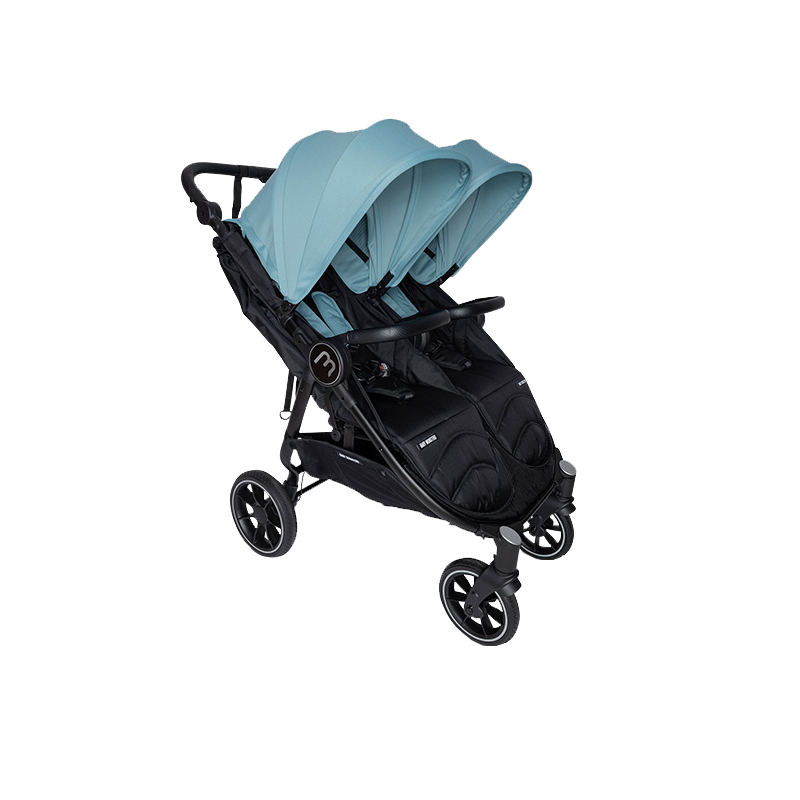 Easy Twin 4 Twin Cart Black Edition + Canopies Easy Twin 4 - Baby Monsters